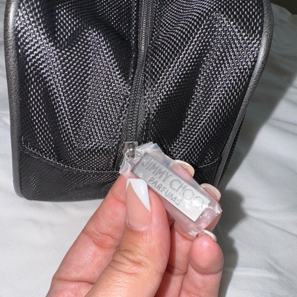 Jimmy Choo - NWOT Unisex Black Toiletry/Cosmetic pouch - Picture 6 of 8